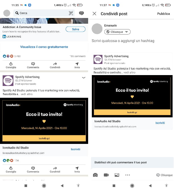 Volver a publicar publicaciones de LinkedIn
