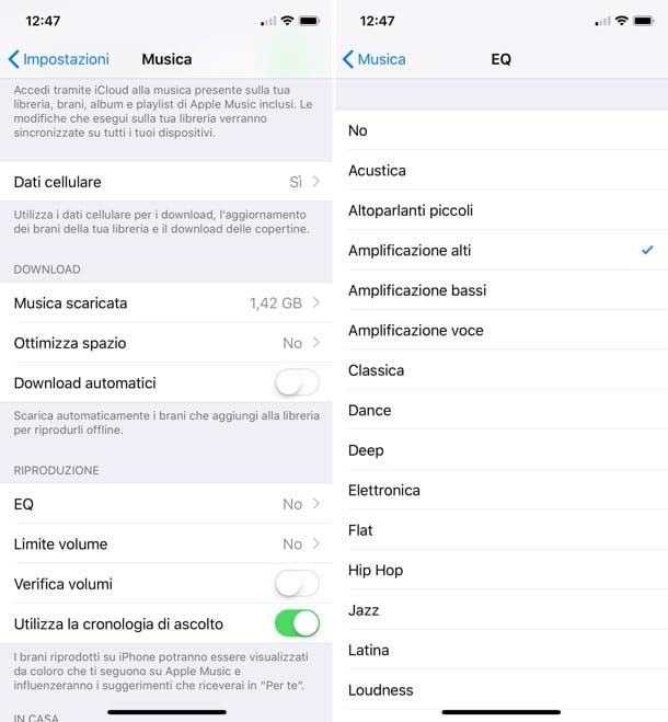 Ecualizador iOS
