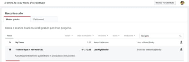 Buscar canciones en YouTube