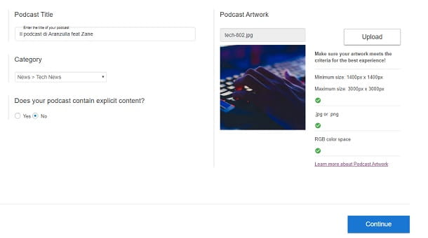Descarga un podcast de WordPress