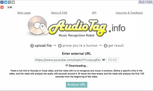 Etiqueta de audio