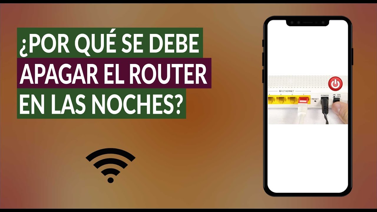 Qué pasa si apagó el router todas las noches - Saber cómo...
